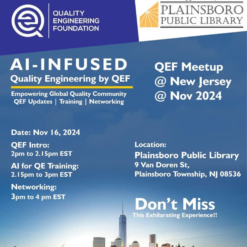Cover Image for AI Infused Quality Engineering - Session 1