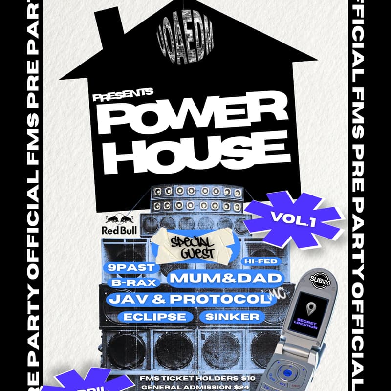 Cover Image for UOAEDM Presents POWER HOUSE VOL.1 | FLAT TAKEOVER
