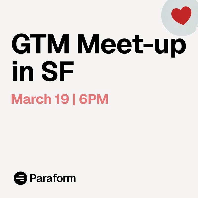 Cover Image for GTM Meet-up in SF