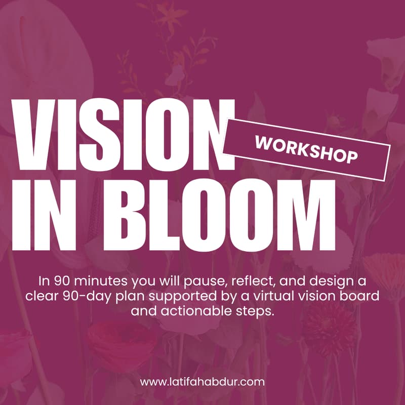 Cover Image for Vision in Bloom™: 90-Day Plan in 90 Minutes
