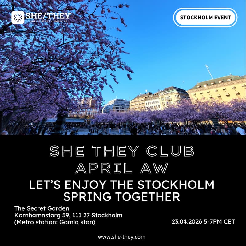 Cover Image for SHE/THEY Club Stockholm April AW