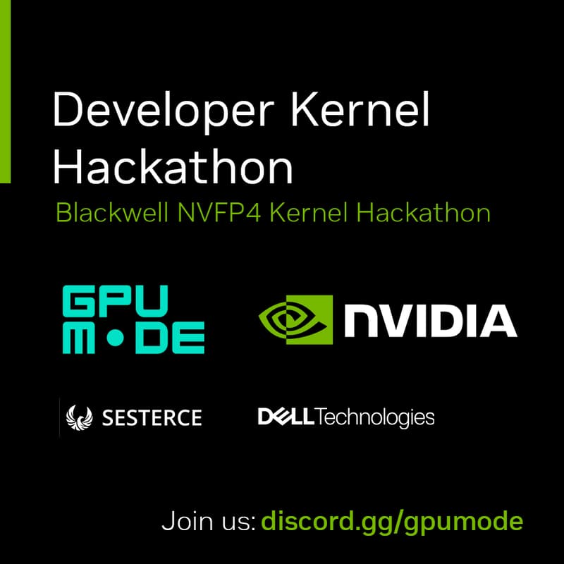 Cover Image for Blackwell NVFP4 Kernel Hackathon