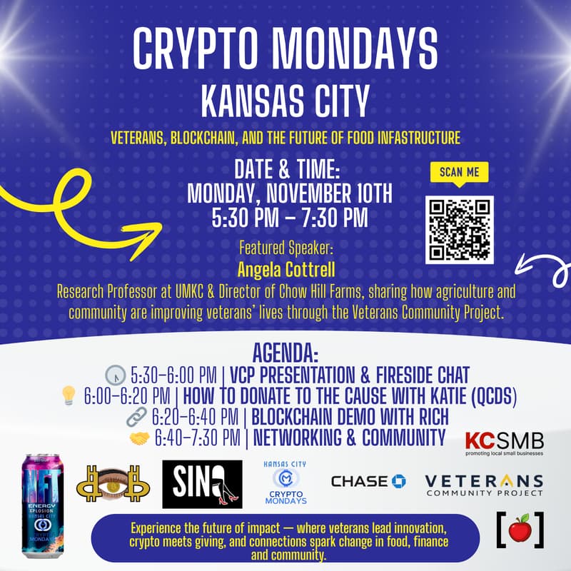 Cover Image for Crypto Mondays: Veterans, Blockchain, and the Future of Food