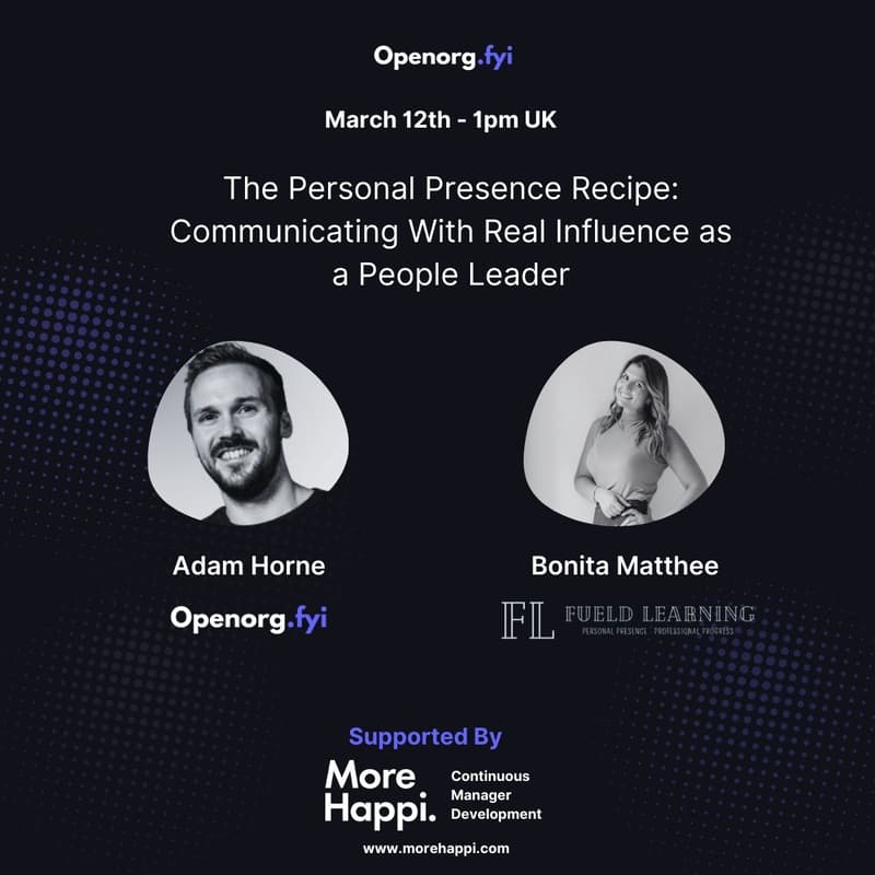 Cover Image for The Personal Presence Recipe: Communicating With Real Influence as a People Leader