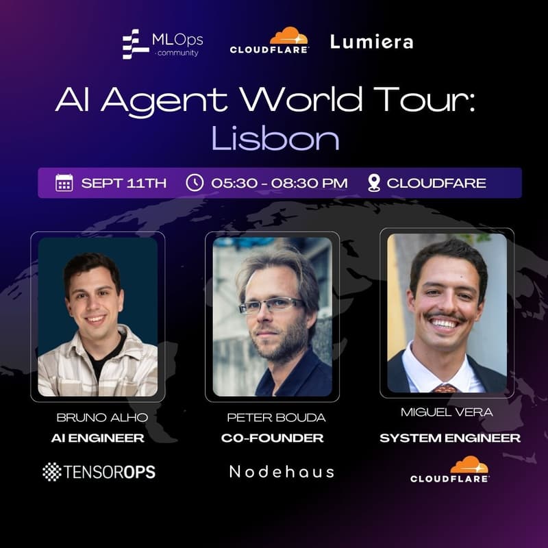 Cover Image for AI Agent World Tour: Lisbon MLOps Meetup