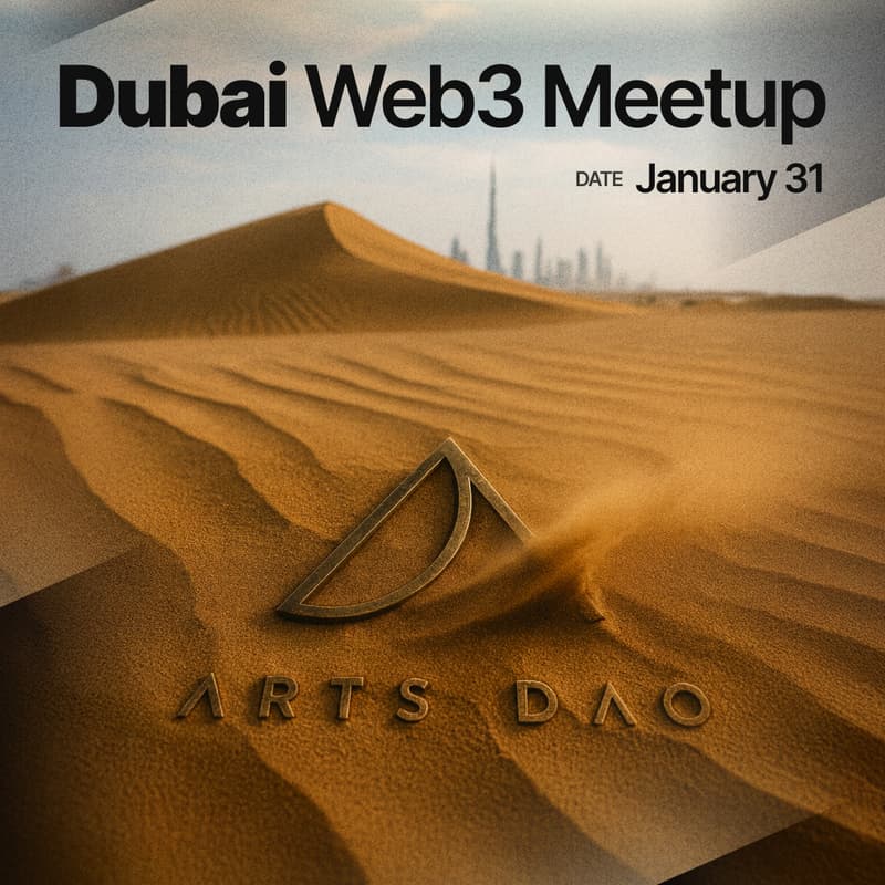 Cover Image for Dubai Web3 Meetup - Arts DAO