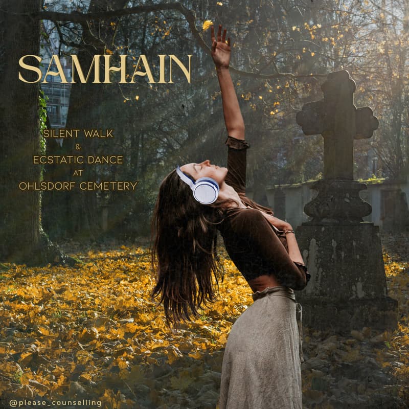 Cover Image for Samhain / Halloween Silent Walk & Ecstatic Dance with Headsets at Ohlsdorf Cemetery