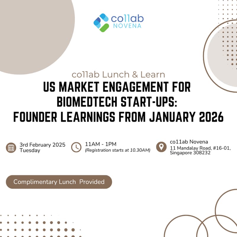 Cover Image for US Market Engagement for BioMedTech Start-ups: Founder Learnings from January 2026