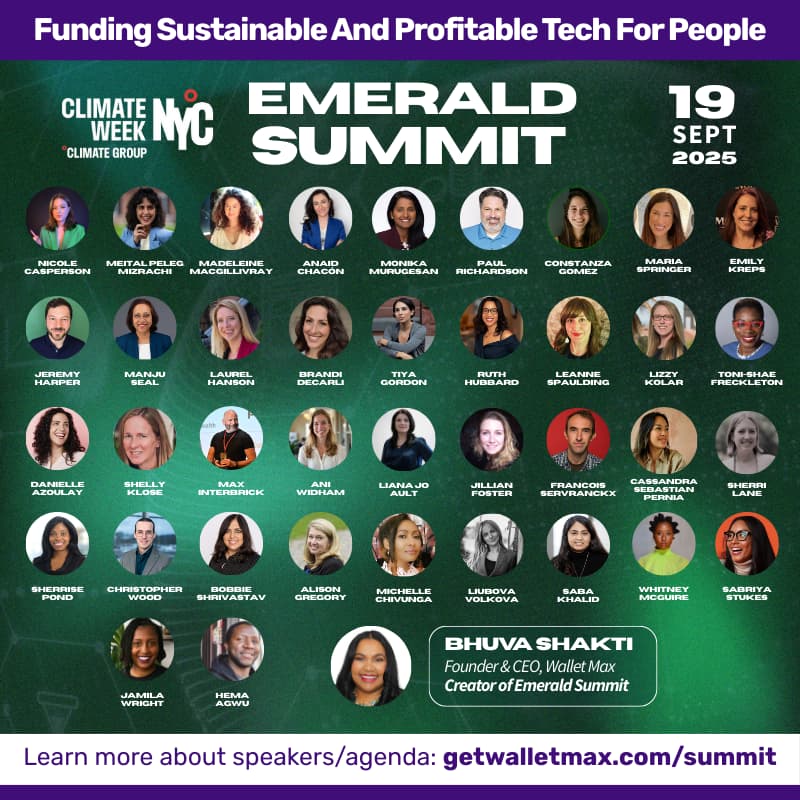 Cover Image for Wallet Max and Fintech Is Femme Present: The Emerald Climate Fintech Summit 2025