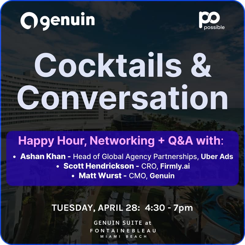 Cover Image for Happy Hour with Genuin at Possible