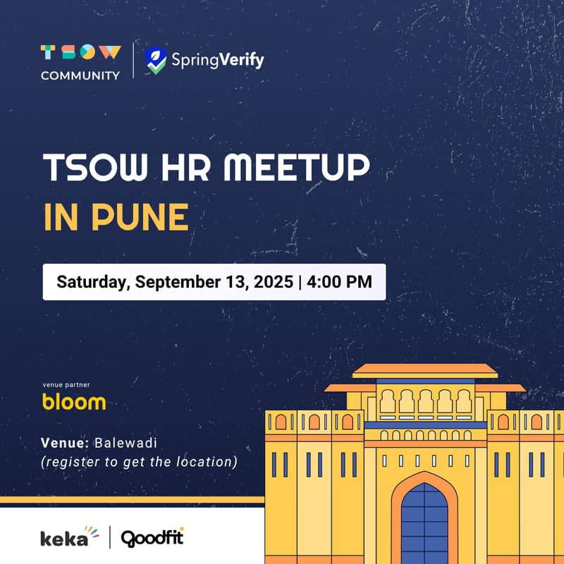 Cover Image for TSOW HR Meetup in Pune