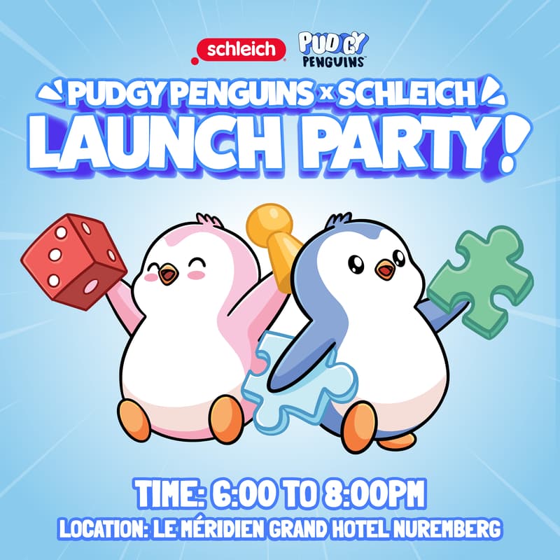 Cover Image for Pudgy Penguins x Schleich Happy Hour