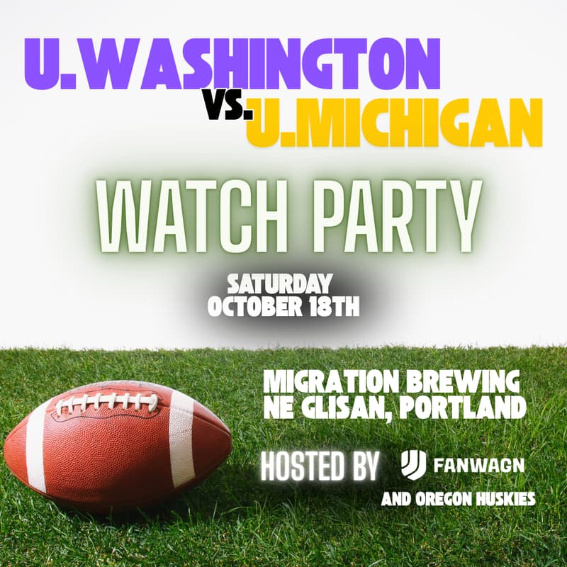 Cover Image for Portland Huskies Watch Party + Apparel Swap