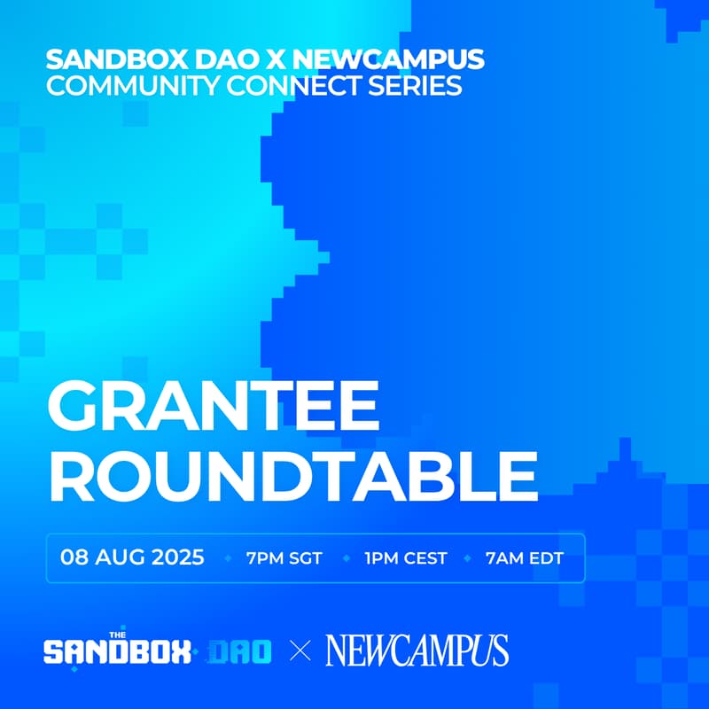 Cover Image for 🔮 Sandbox DAO | Grantee Roundtable