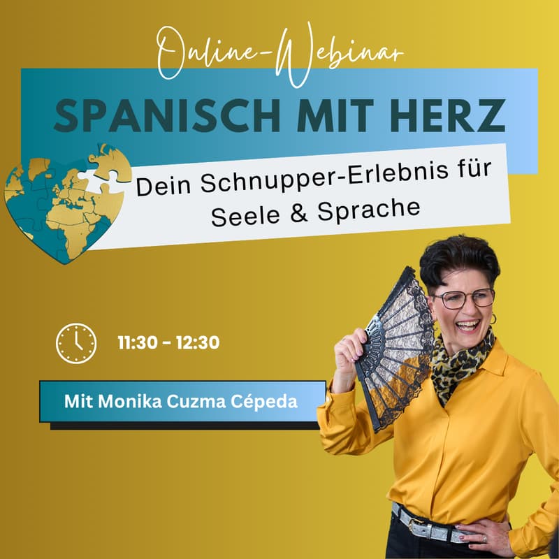 Cover Image for Spanisch mit Herz – Dein Schnupper-Erlebnis für Seele & Sprache