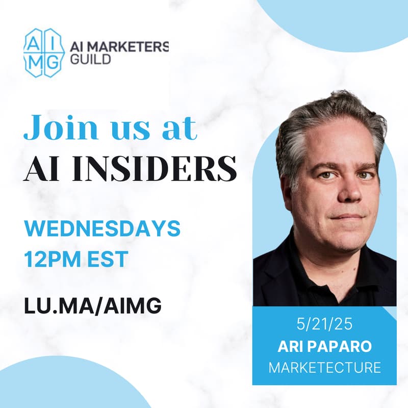 Cover Image for AI Insiders: AIMG Town Hall & Ad Tech AMA w/Ari Paparo