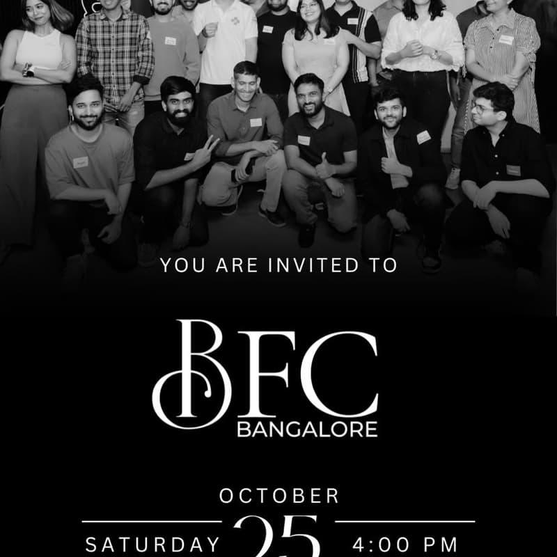 BFC Bangalore Marquee 25th Oct · Luma