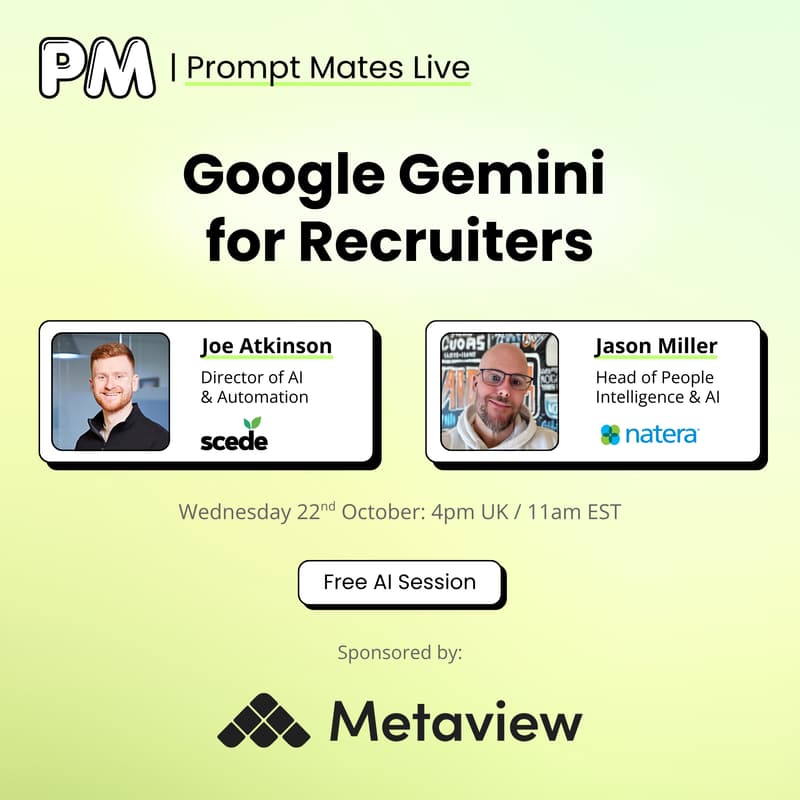 Cover Image for Google Gemini for Recruiters