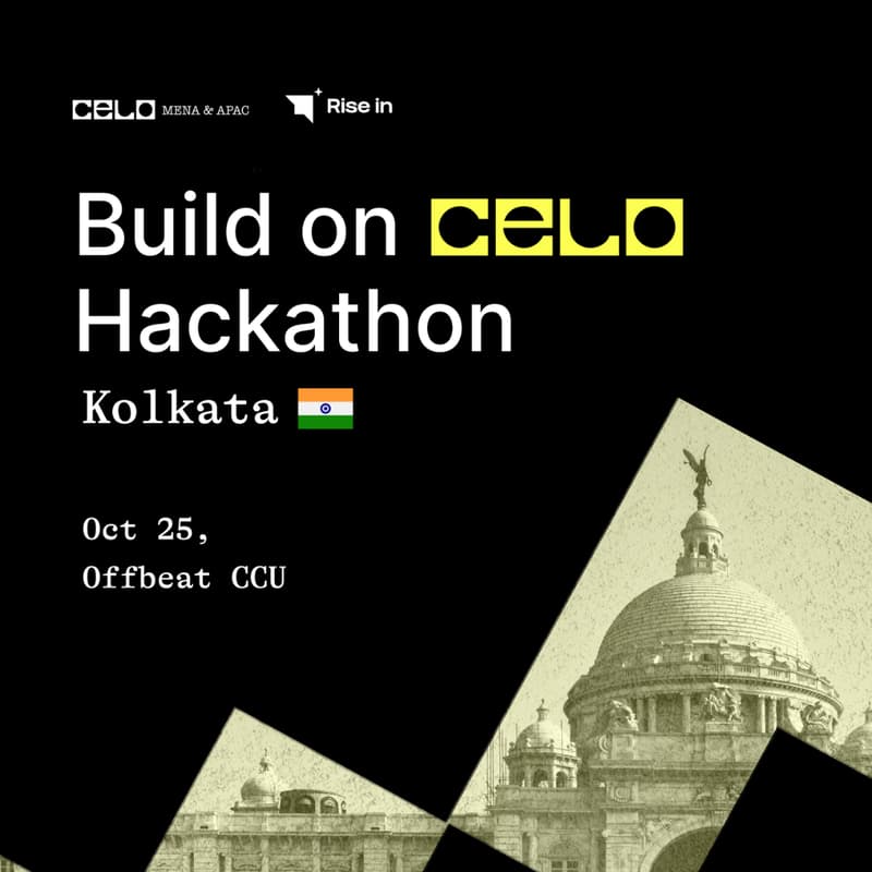 Cover Image for Build On CELO Hackathon - Kolkata