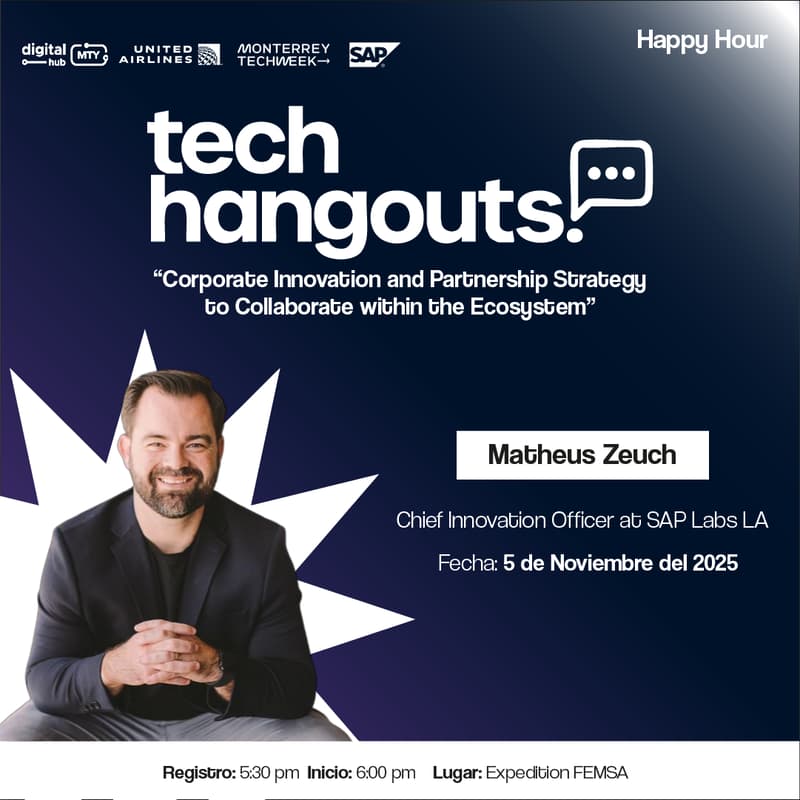 Cover Image for Tech Hangout: Corporate Innovation and Partnership strategy to Collaborate within the Ecosystem