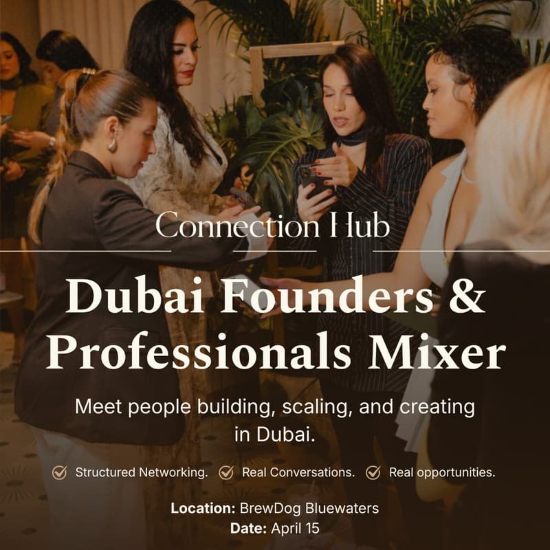Cover Image for Founders, Professionals and Creatives mixer.