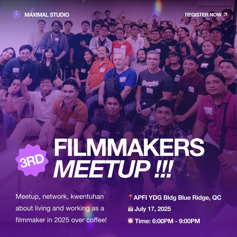 Cover Image for 3rd Filmmakers Meetup