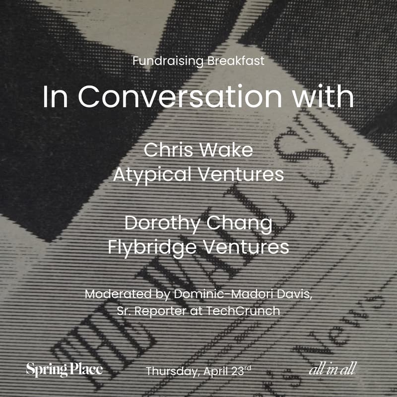 Cover Image for In Conversation w/ Chris Wake, GP - Atypical Ventures