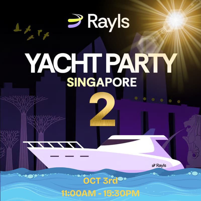 Cover Image for 🌊 Rayls onchain Yacht DAY Party — TOKEN2049 Singapore