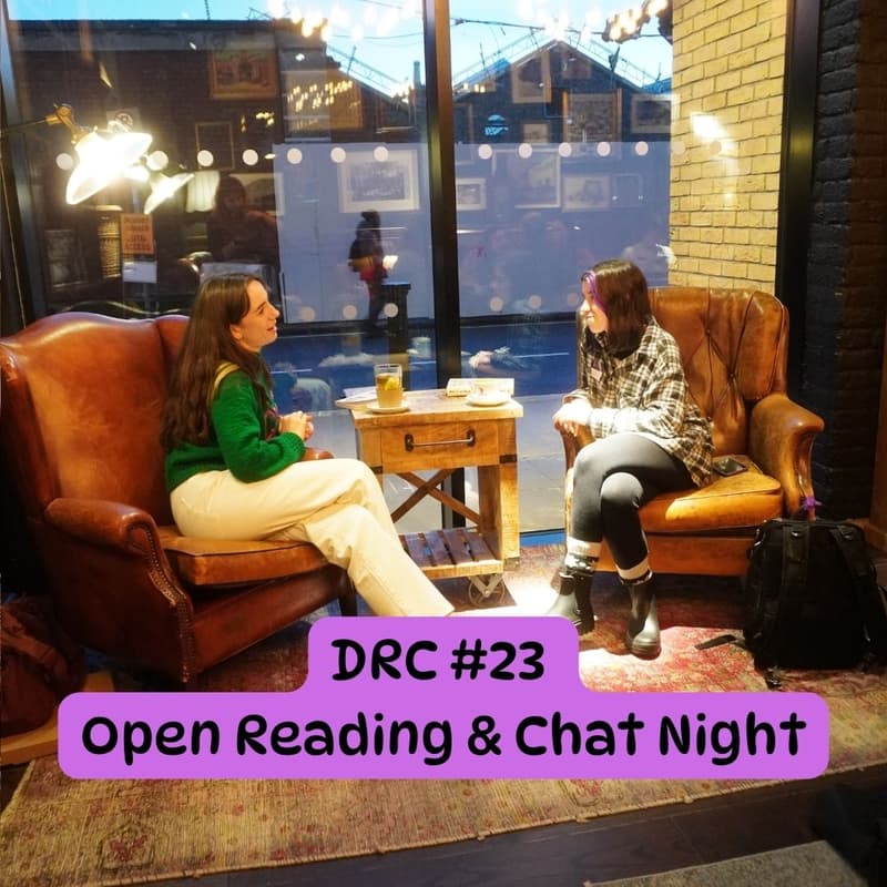 Cover Image for 💜 DRC #23 — 📚 Open Reading & Chat Night 📚 | Ruby Hotel