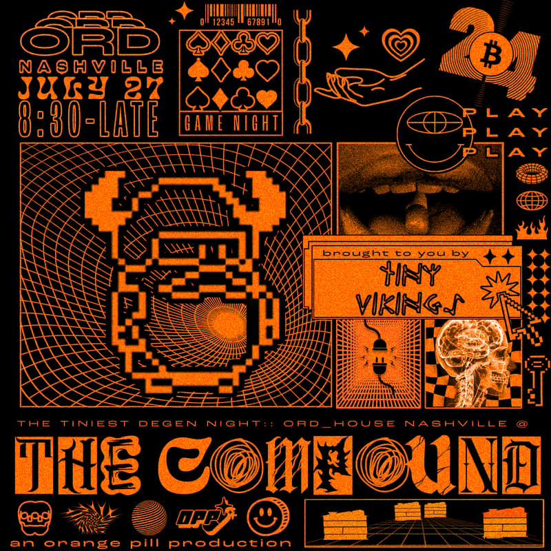 Cover Image for TINY GAME NIGHT @ ORD_HOUSE NASHVILLE :: THE COMPOUND