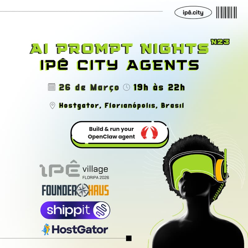 Cover Image for AI Prompt Nights n23 - Ipê City Agents