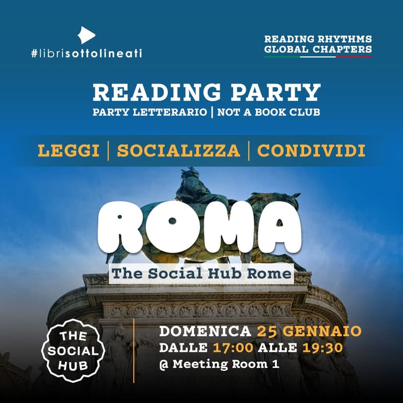 Cover Image for Reading Party Roma: domenica 25 gennaio