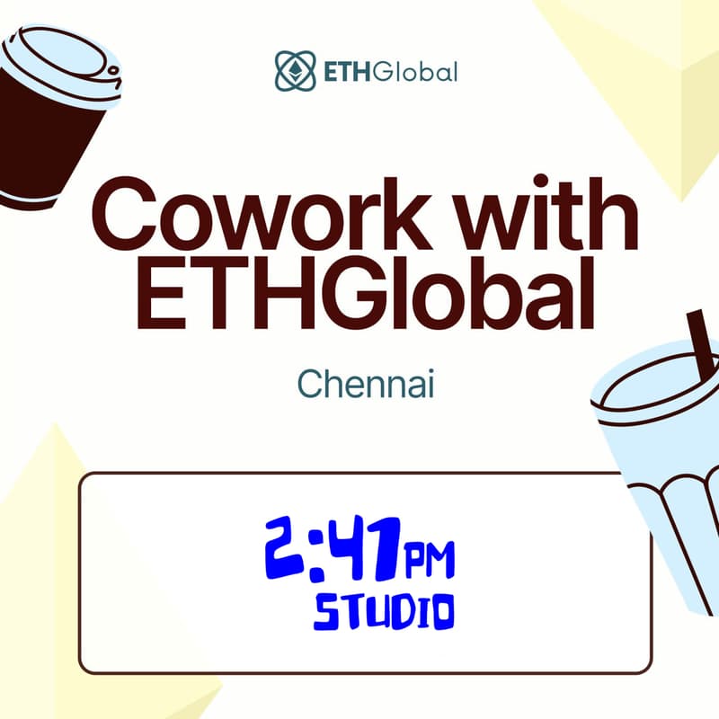 Cover Image for ETHGlobal Happy Hour Chennai with 2:47pm Studio