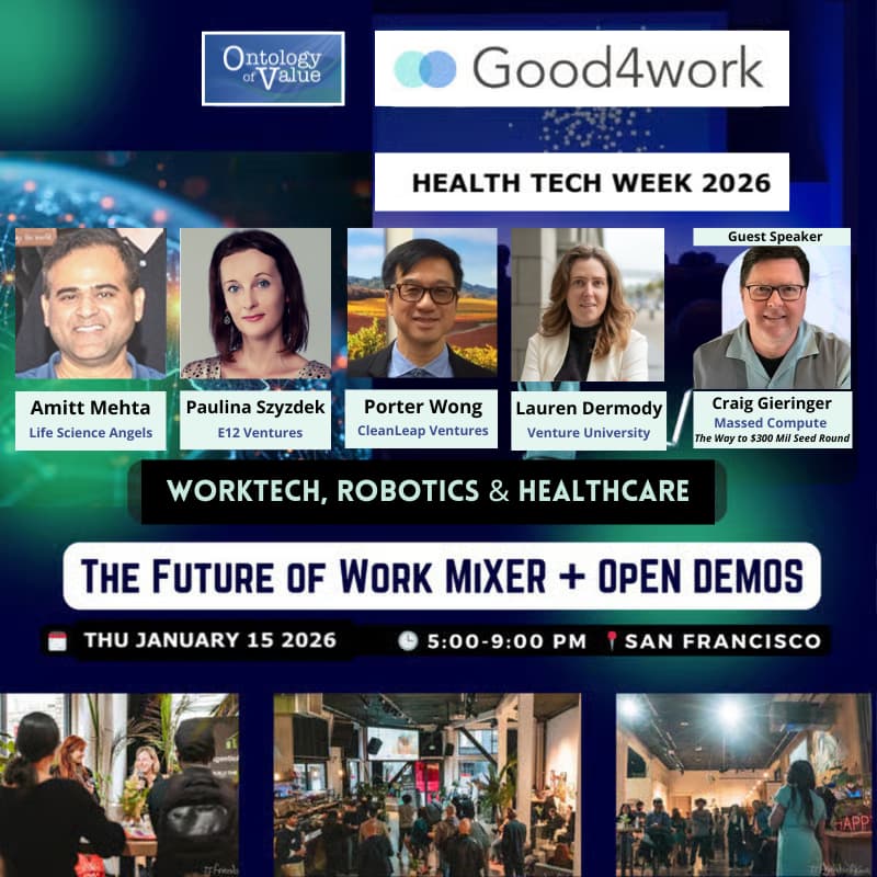 Cover Image for The Future of Work Mixer + Open Demos: Worktech, Robotics & Healthcare