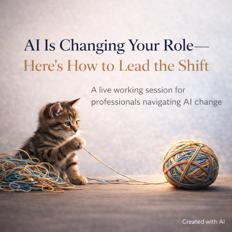 Cover Image for AI Is Changing Your Role — Here's How to Lead the Shift