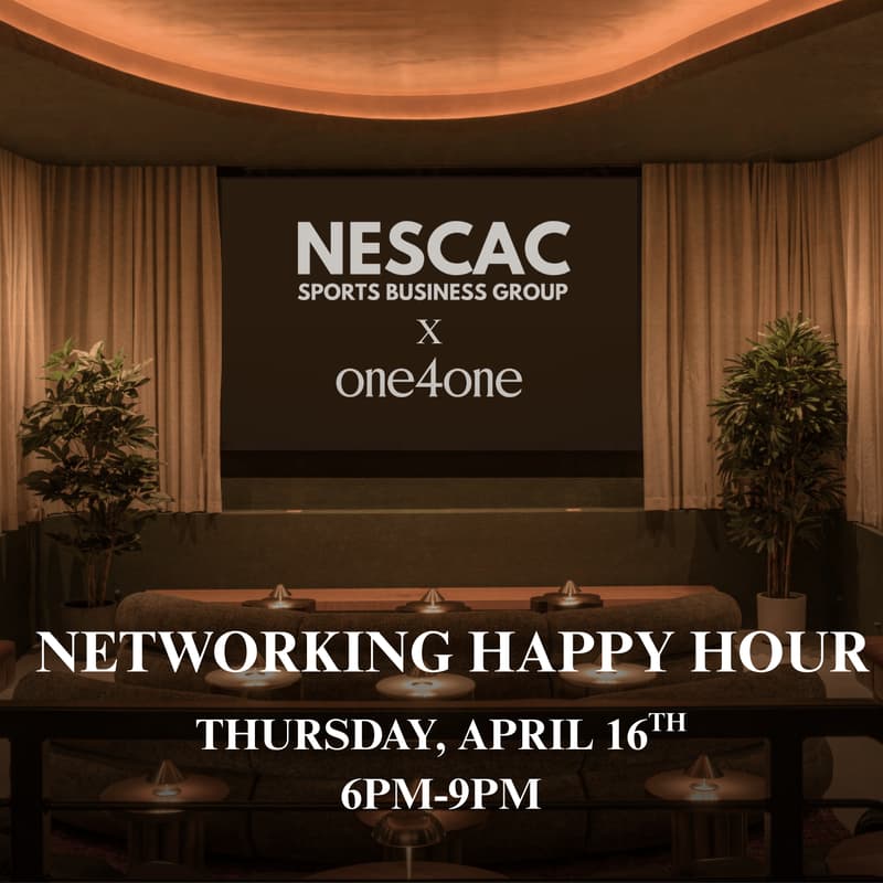 Cover Image for NESCAC Sports Business Group Networking Happy Hour @one4one