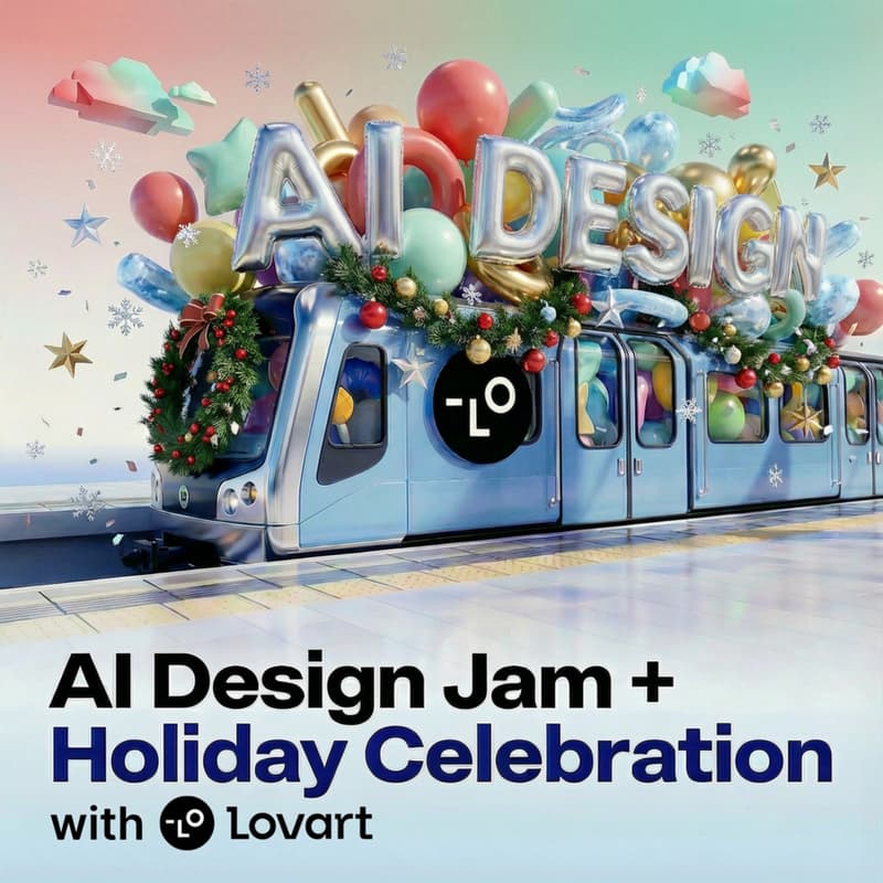 Cover Image for AI Design Jam (w/ Prizes!) + Holiday Celebration by Lovart AI