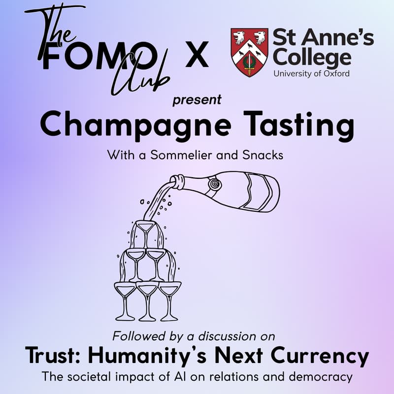 Cover Image for Champagne Tasting: Trust, Humanity's next currency