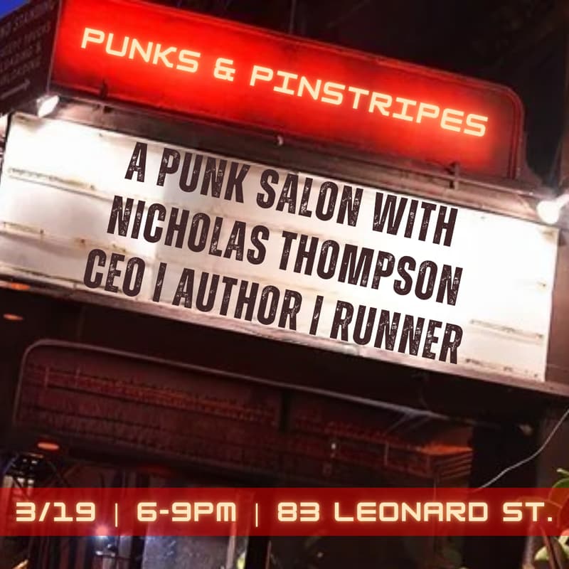 Cover Image for A Punk Salon with Nicholas Thompson