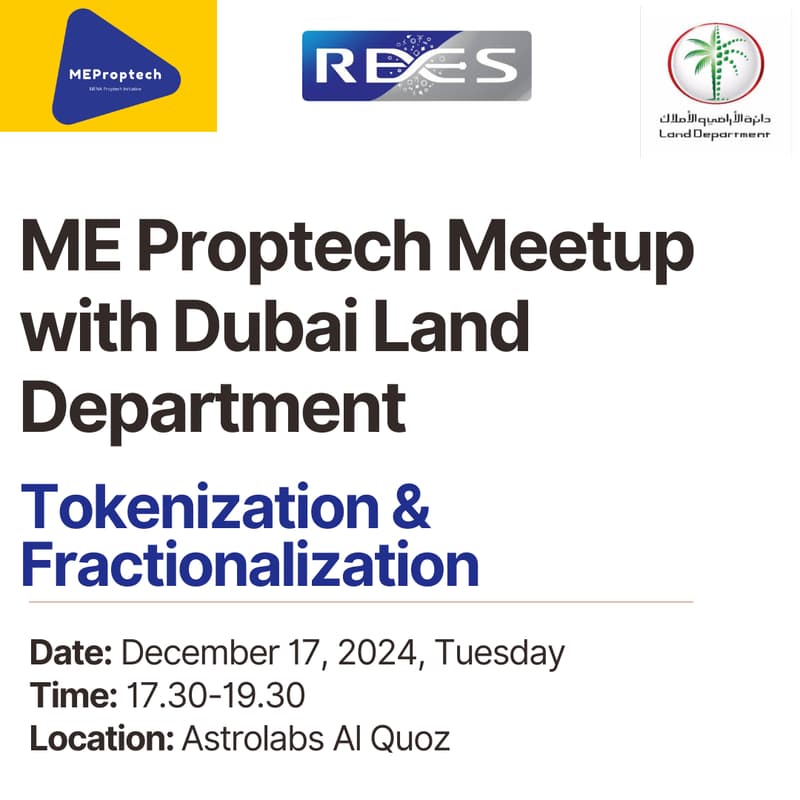 Cover Image for ME Proptech Initiative & Dubai Land Department Meetup