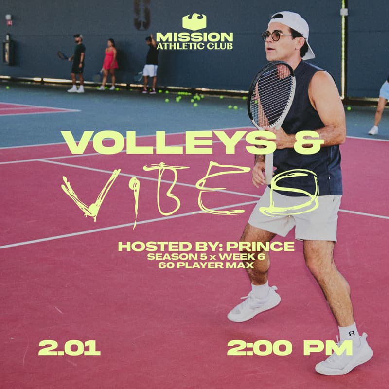 Cover Image for Prince Hosts Volleys & Vibes: Week 6