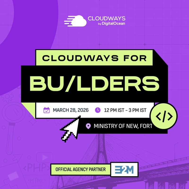 Cover Image for Cloudways For Builders