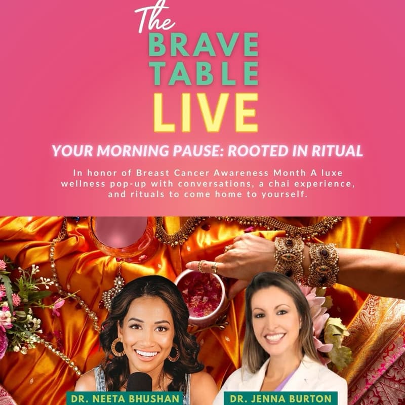 Cover Image for Brave Table LIVE: Rooted In Ayurvedic Ritual w/Chai Tonics Tea Experience