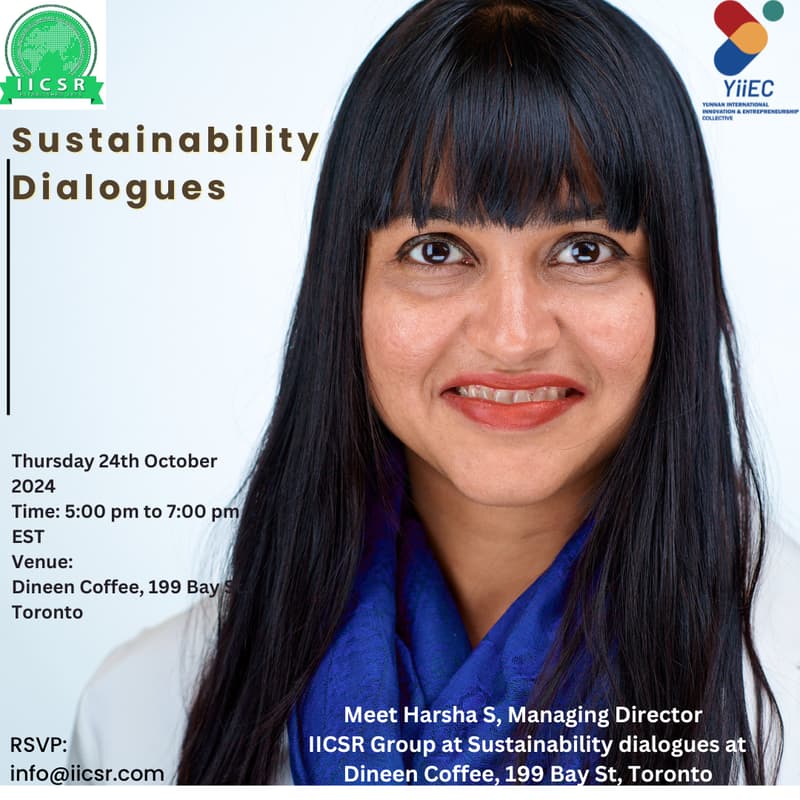 Cover Image for IICSR Sustainability Dialogues Toronto!