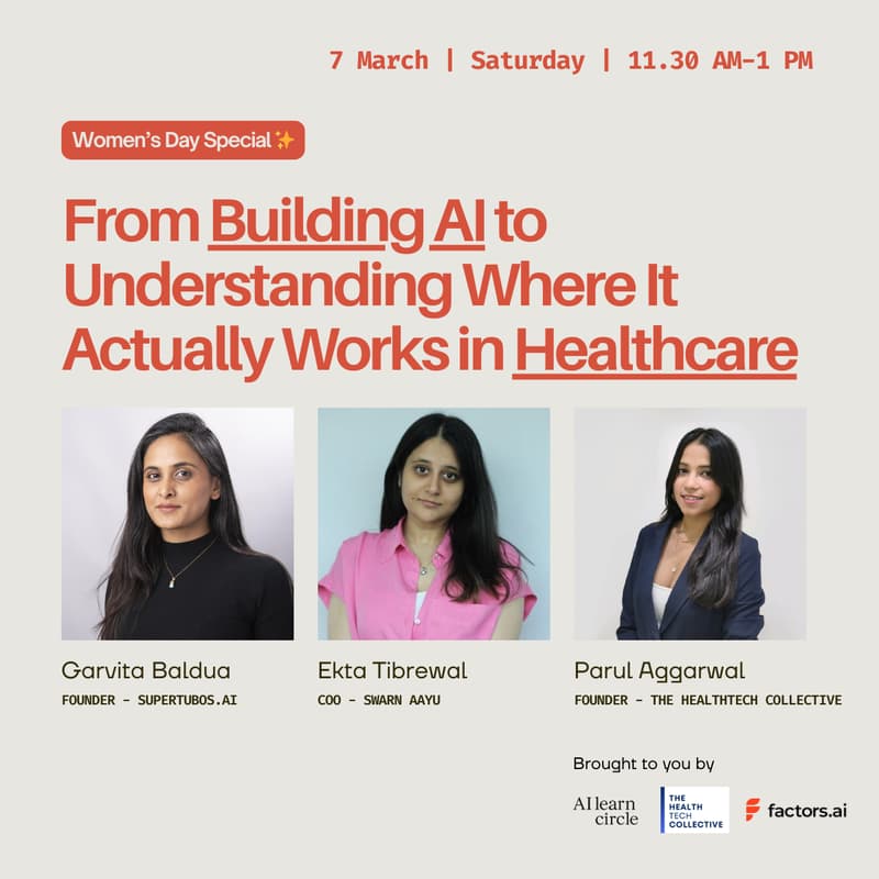 Cover Image for Panel Conversation: Building AI for Real Healthcare Impact