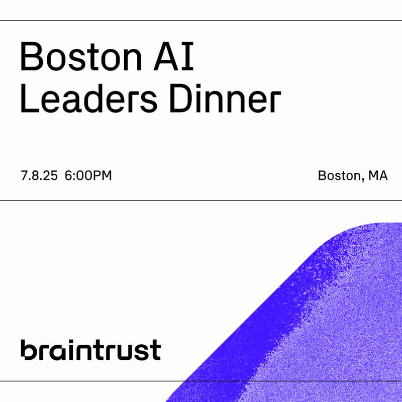 Cover Image for Boston AI Leaders Dinner