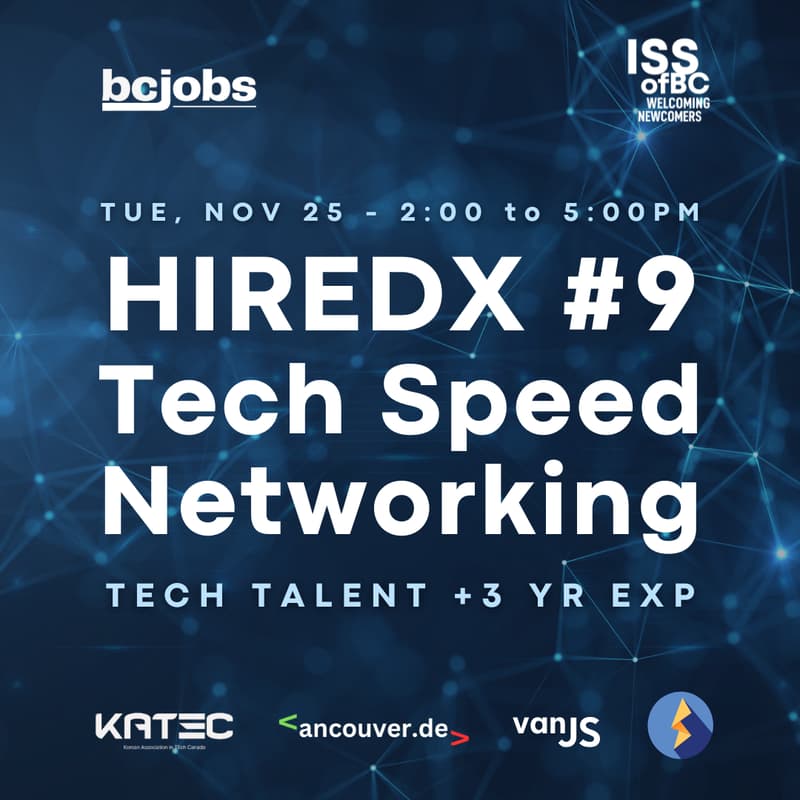 Cover Image for HiredX #9 - Tech Speed Networking (Candidates)