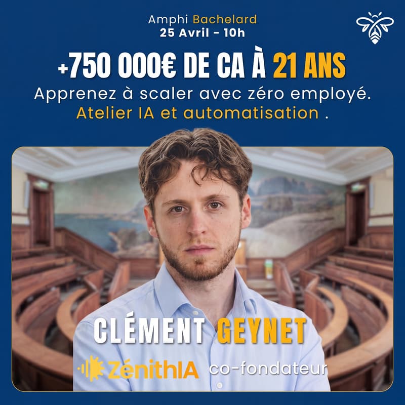 Cover Image for +750 000€ DE CA À 21 ANS