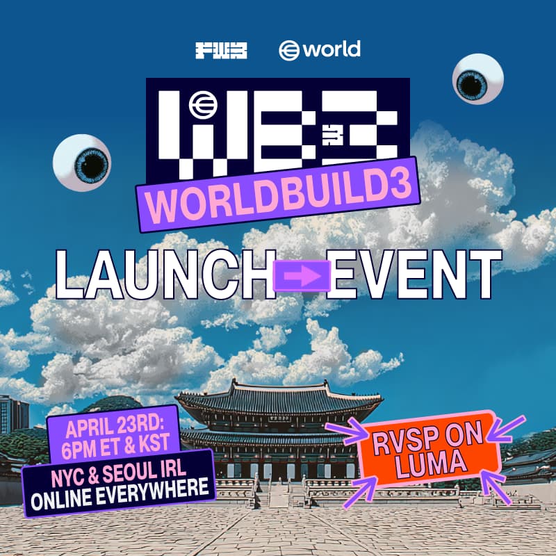 Cover Image for World Build 3 Launch Event in Seoul