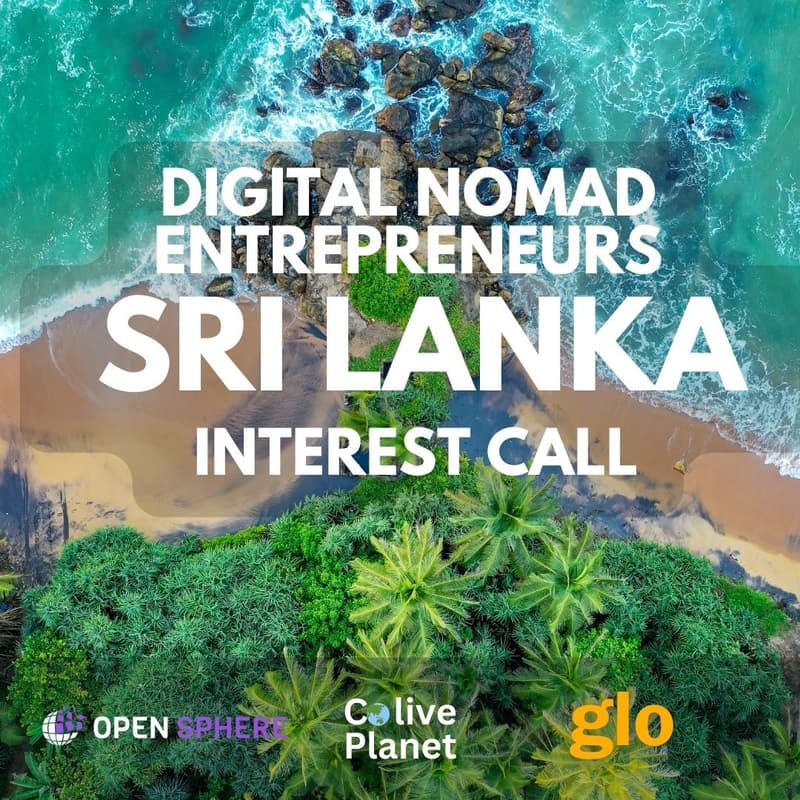 Cover Image for SRI LANKA - Digital Nomad Entrepreneurs - Interest Group Call